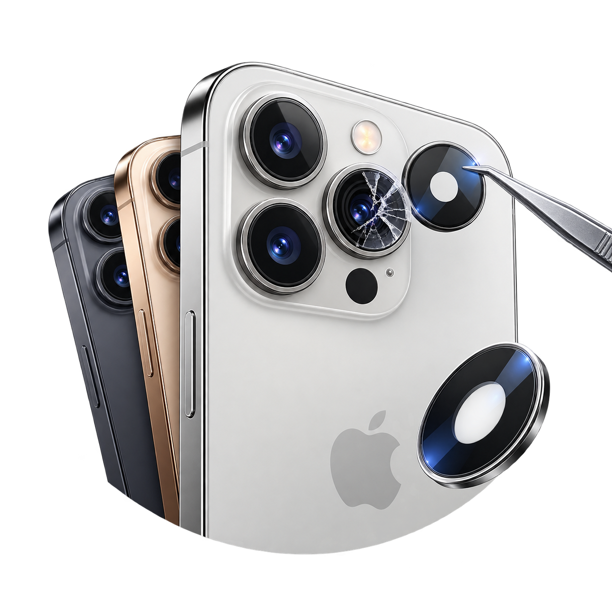 Замена стекла камеры iPhone в Одессе